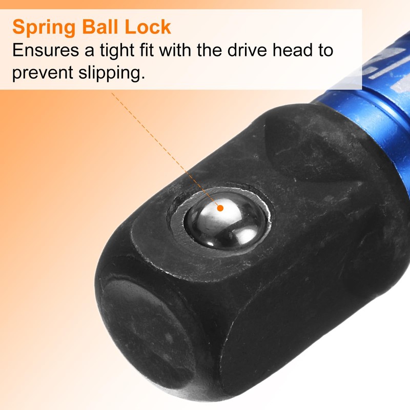 sourcing map Deep 6-Point Impact Socket 1/2" Drive 19mm Metric