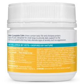 PAW by Blackmores Complete Calm Multivitamins for Small Dogs |Helps Alleviate Signs of Anxiety |30 Chews