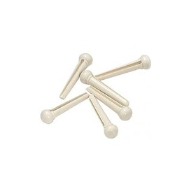 GEWA Bridge Pin White Without Point Plastic PVC Pack of 6
