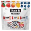 That’s it. 4 PACK - That's It Mini Fruit Bars