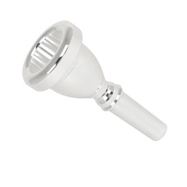 Mikinona Delicate Tuba Mouthpiece Replacement for Musical Instruments Compatible with Tuba and Sousaphone Includes Protective Tuba Mouthpiece Pouch and Case