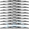 BBTO 10 Pack 22 Inch Wiper Blades Silicone Wipers Durable