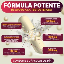 Suplemento para Hombres 500mg | Energía & Fuerza | 90 Cápsulas 🇳🇱