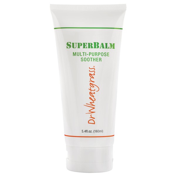 Dr Wheatgrass Superbalm 160ml -Antioxidant Rich, Multi-Purpose Soothing Cream for Stiff Muscle, Soft Tissue Injury, Fissure, Anti-Aging, Arthritis, Muscle/Joint Pain