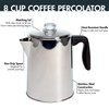 Primula Stovetop Coffee Percolator, Premium Stainless Steel Coffee Maker with