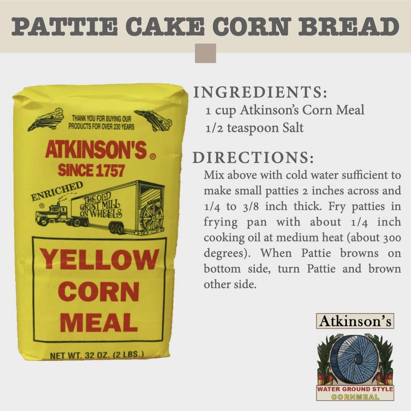 Atkinson's Yellow Cornmeal (2) 2lb Bags