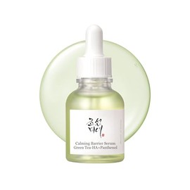 Beauty of Joseon Sérum de barrera calmante Green Tea-HA™ + Pathenol | Cuidado diario coreano de la piel para pieles secas y sensibles, calmante, calma