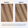 Sassina Invisible Wire Hair Extensions Real Human Hair with Transparent