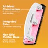 PaperPro 2188 Ribbon Compact 3-Hole Punch, pink