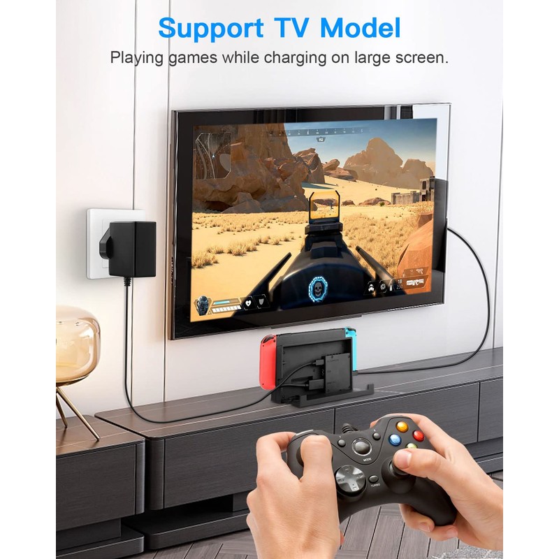 Fast Charger for Switch/Switch OLED/Switch Lite, Switch Ac Adapter Cable