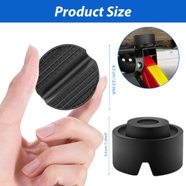 Car Jack Rubber Pad, Car Jack Pads, Pack of 4 Universal Rubber Pads for Car Jack Lifting Platforms Underlay, Car Trolley Jack Buffer Tyre Change