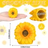 Honeydak 2 Pack Toilet Bolt Caps Decorative Yellow Sunflower Toilet