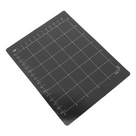 VILLFUL Magnetic Cutting Mat with Grid for Die Cutting Machines Durable Black Board of Paper Fabric Leather for Crafting DIY Projects and Embossing