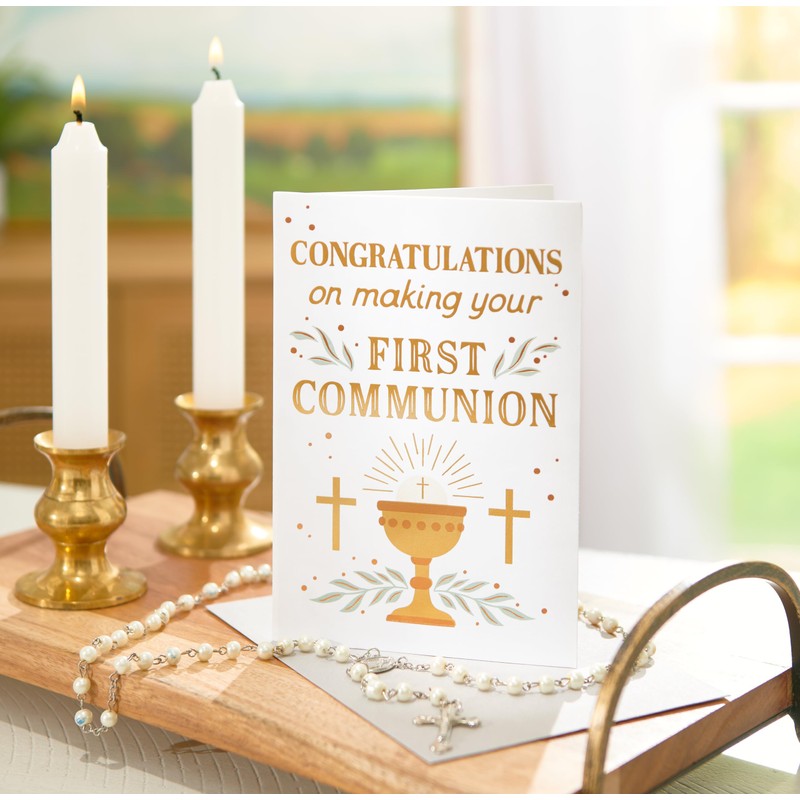 American Greetings First Communion Card (Grace and Blessings)