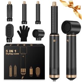 Magic Styler 5 in 1 Hair Styler, Air Styler Set with Curl Straighten, Volumise, Smooth and Drying for Styling, Magic Hair Styler Hot Air Styler for All Hair Type/Length
