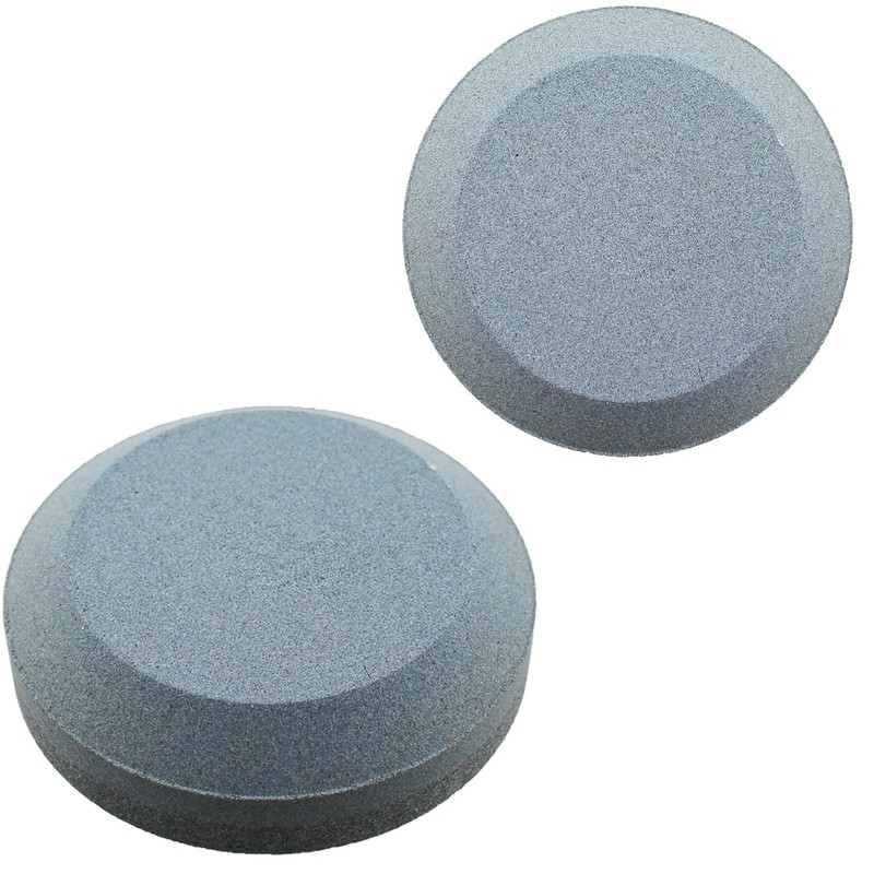 TAODAN 120 and 240 Grit Axe Head Round Sharpening Stone
