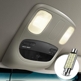 Overhead Console for Dodge Ram 1500 2500 3500 (2002-2010), Dome Light for Dodge Ram 1DK78BD1AA 1DK78TL2AA, Comes with LED Lights, Beige