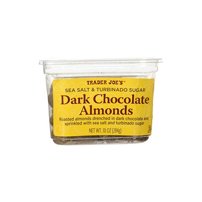 Trader Joe's Sea Salt & Turbinado Sugar Dark Chocolate Almonds