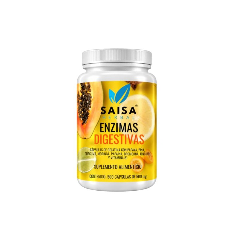 Enzimas Digestivas Cápsulas Mezcla ideal | Suplemento Premium para Mejor