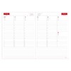 Daigo E1115 2025 Planner, Appointment Weekly Vertical, Black, Starts March