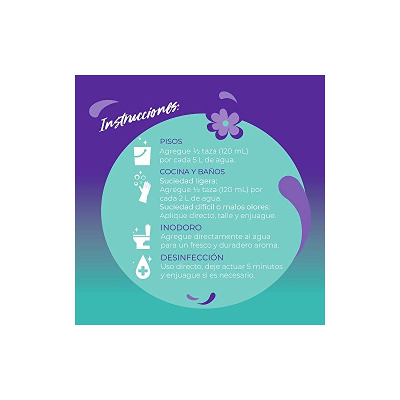 Flash Lavanda Elimina Olores Limpiador Multiusos 1L
