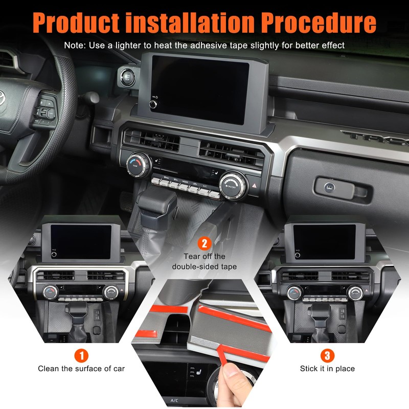 Center Console Air Vent Outlet Cover Trim Fit for Toyota