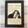 Oscar Wilde Print - Writer - A4 Mount Framed Parchment