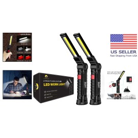 Compact 360° Rotating Rechargeable Work Light - Lightweight & Multi-Function