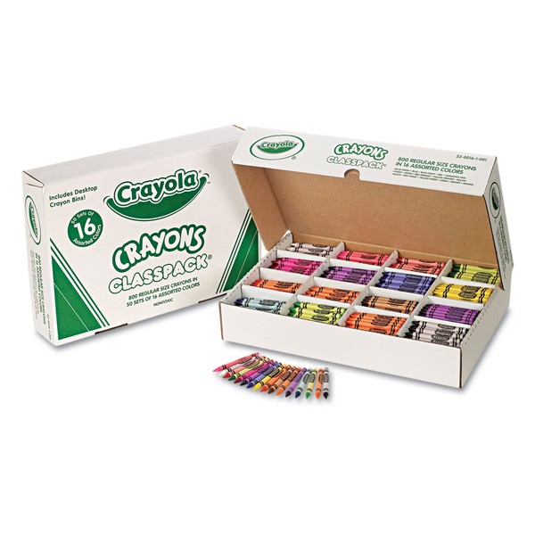 Crayola Classpack Crayons CYO528016 800/pk