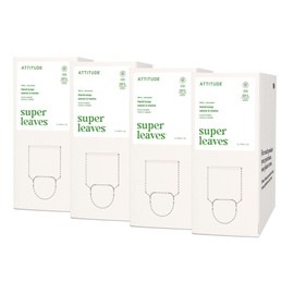 ATTITUDE Liquid Hand Soap, EWG Verified, Plant and Mineral-Based, Vegan Personal Care Products, Olive Leaves, Bulk Refill Format, 67.6 Fl Oz