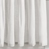 Lush Decor Linen Button Farmhouse Kitchen Tier Curtain Set, Pair,