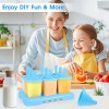 Alinana 9 Cavities Popsicles Molds, Without BPA Popsicle Molds with
