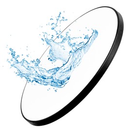 AZHU Lamparas de Techo para Baño, 24W 7200k Luz Blanca Fría IP55 Impermeable, Lamparas Decorativas Techo para Baño Dormitorio Balcón Cocina Sala Habitación, 30cm