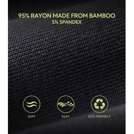 DAVID ARCHY Mens Pajama Pants Rayon Made from Bamboo, Comfy Lounge Pants with Pockets Sleepwear for Men, 2 Pack (S, Black/Dark Gray)