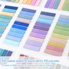 Qufiiry 2000Pcs Sticky Tabs, Book Tabs, Writable Index Tabs, Coloured