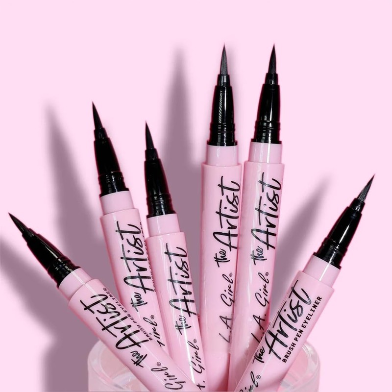 L.A. Girl The Artist Brush Pen Eyeliner, Inky Black GLE740