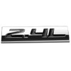 Chrome Finish Metal Emblem 2.4L Badge (Black Letter)