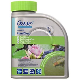 OASE 50552 AquaActiv PondClear, 500 ml - biologischer Teichklärer gegen nicht filtrierbare Verunreinigungen / sofort wirkende Teichpflege zur Bindung von Schwebealgen im Teich Schwimmteich Koiteich