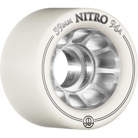 RollerBones Nitro Wheels 59mm x 92a 8pk White