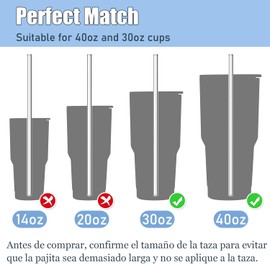 Paquete de 4 Pajitas de Vidrio, 4 Pieza Tapas de Silicona para Popote, 1 Cepillos de Limpieza Reutilizables, Pajitas 310mm de Vidrio, Tapas 10mm de Silicona para Popote