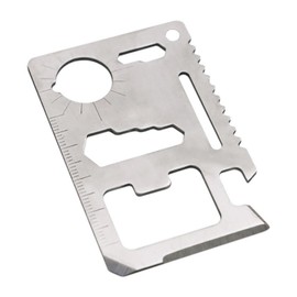 ASR Outdoor EDC Multi-function Utility Survival Credit Card Tool Silver - 20 Pack