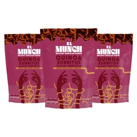 El Munch - 3 pack Non GMO Xurritos Assorment, Healthy Mexican Sabor, Quinoa Xurritos MSG Free, Artificial Colors & Flavors Free. Made with Coconut Oil (3 Pack, Chipotle)