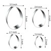 Large Egg Cookie Cutter Set in Different Sizes - 5