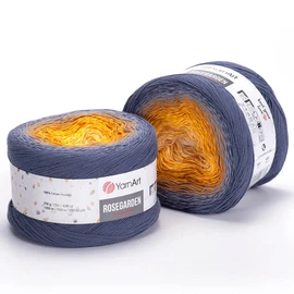Yarn Art Flowers Rosegarden 100% Cotton 250gr 8.80 oz 1094yds Multicolor Cotton Yarn Rainbow Crochet Yarn Spring Summer (326)