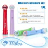 Milos Electric Toothbrush Replacement Heads for Kids, Oral B Compatible