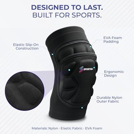 Sports Knee Pads – Multi-Sport Impact Protection for Turf, Training & Sliding, Segmented Padding Designed for Movement, Stay-in-Place Fit, Ideal for S