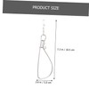 Mipcase 10pcs Stainless Steel Fish Lock Device Professional Fishing Clip