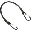 Erickson 07038 24" Stretch Cord with Carabiner Hooks , Black