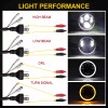 COLIGHT 4PCS For Corvette 62-82 DOT 5.75" 5-3/4" LED Headlights
