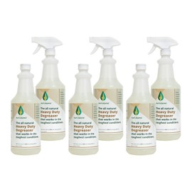 Ecogreen Tri State Naturama Heavy Duty Degreaser: Eco-Friendly, Odorless, AND Powerful. A Great Cleaner for Kitchen, Automotive, and Industrial Purposes. Removes grease, oil, and grime.(32oz 6 Pack)